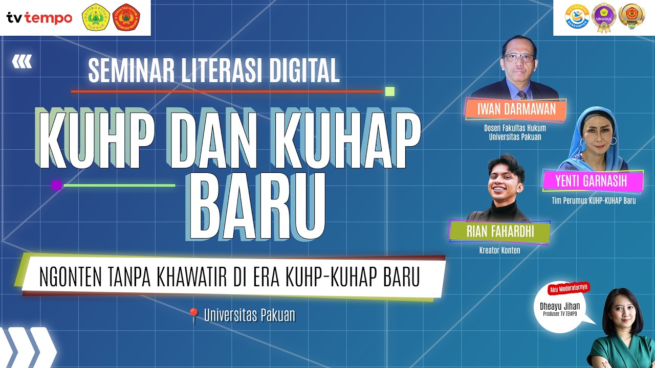 Ngonten Tanpa Khawatir di Era KUHP-KUHAP Baru