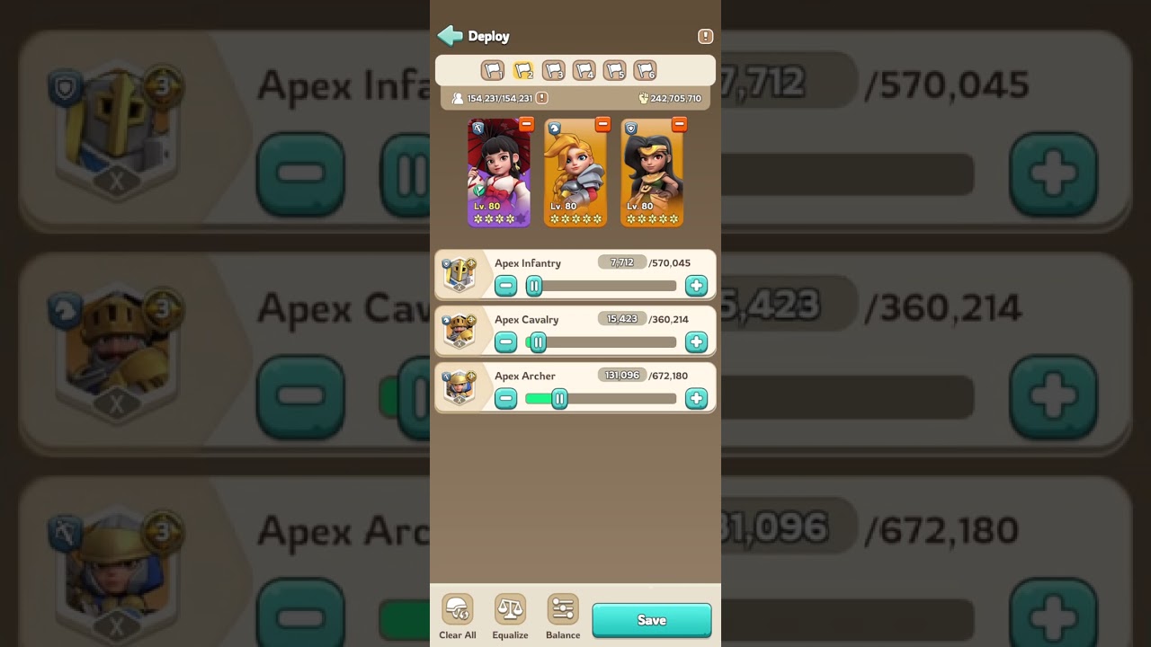 #Kingshot Bear Event Heroes/Formation/Ratio