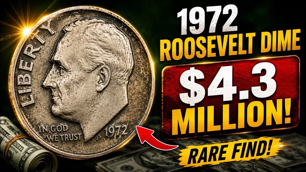 💰 Монета Рузвельта достоинством 10 центов 1972 года стоит 4,3 миллиона долларов? 😱 Проверьте свои...