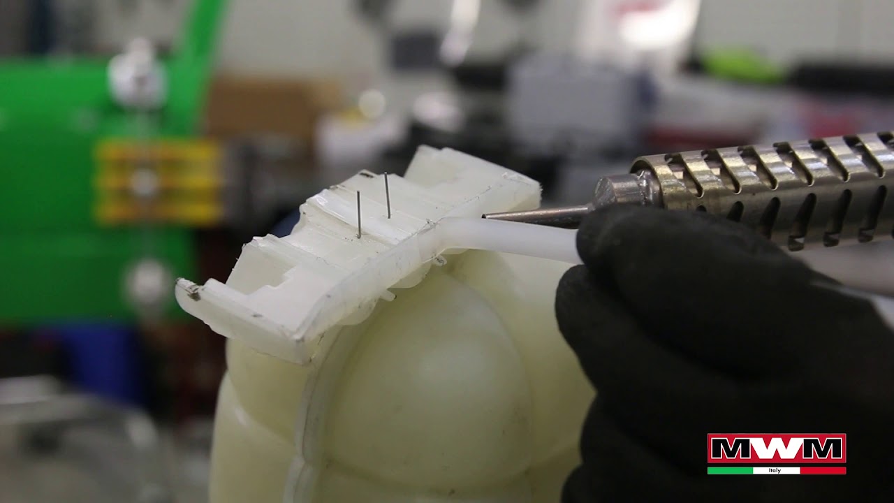 PLASTIC REPAIR - How to repair a PP (Polypropylene) coolant overflow tank
