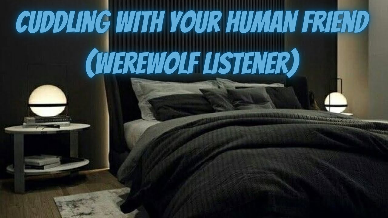 Cuddling with your human friend asmr (werewolf listener) (commission)