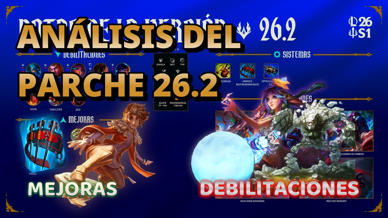 ANÁLISIS del PARCHE 26.2 de LOL - ¿Vuelve Taliyah jungla? ¿Se han cargado a Zed y Nunu jungla?