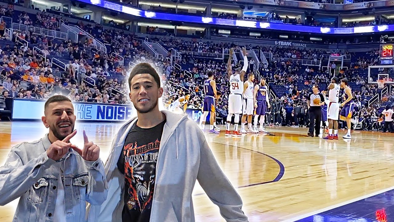 Devin Booker Got Me BACKSTAGE PASSES! *Crazy Front Row Seats*