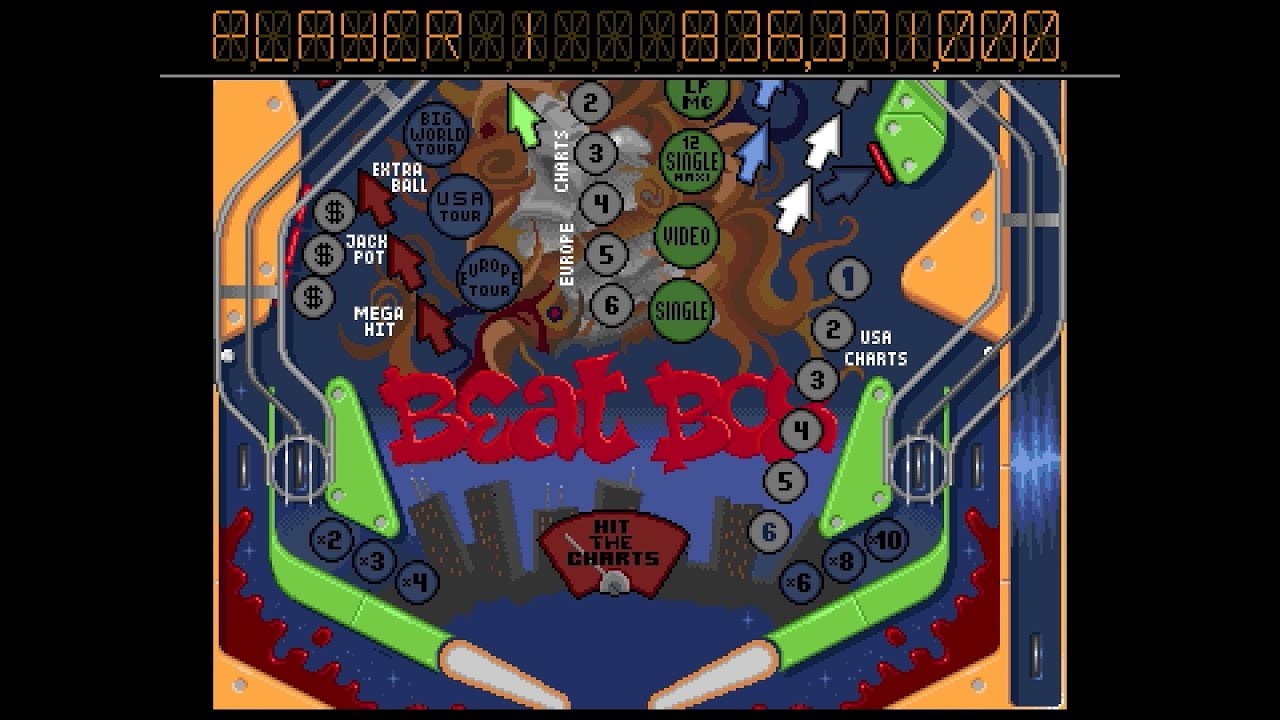 Pinball Dreams (Amiga) - Beat Box gameplay