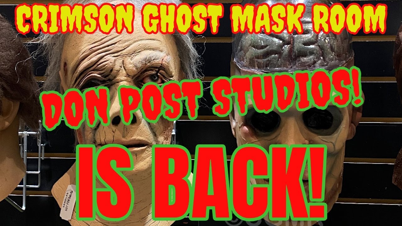 MASK TALK 2024 Vintage Masks DON POST STUDIOS IS BACK BY TOTS !  ~ Crimson Ghost Mask Room