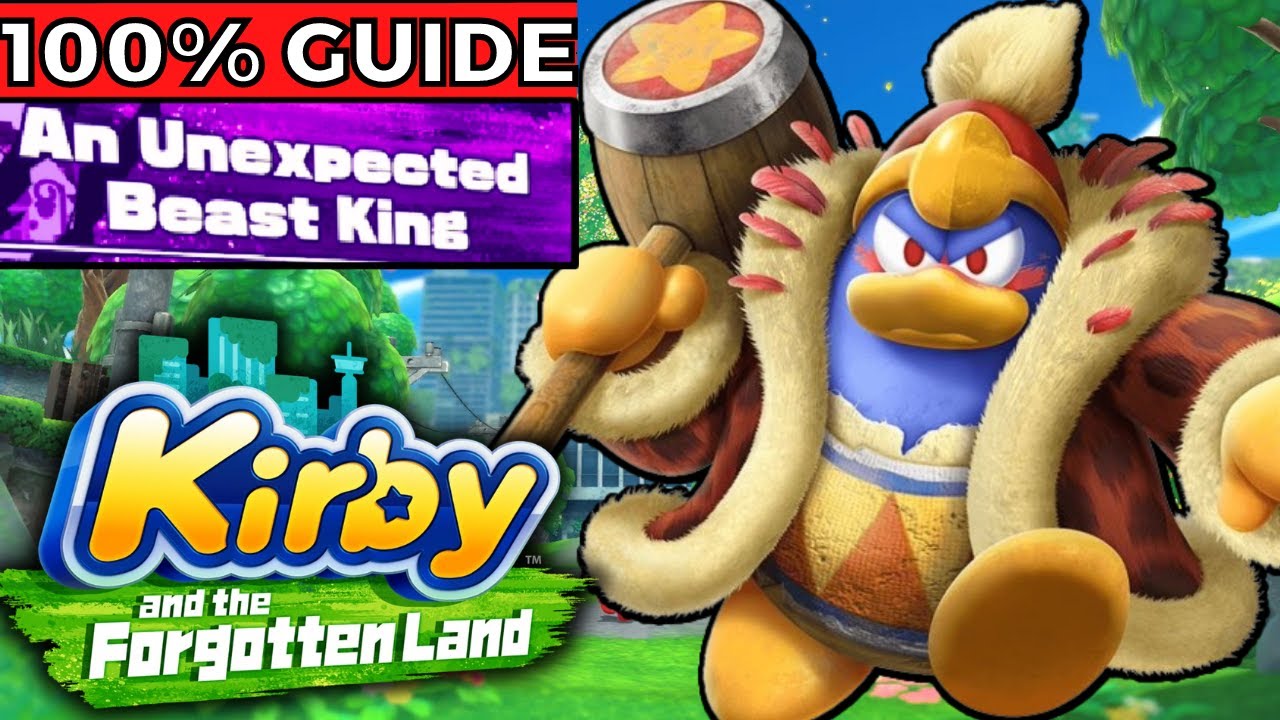 An Unexpected Beast King All Waddle Dees 100% Guide | Kirby and the Forgotten Land