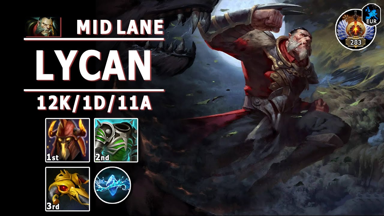 Lycan Mid Lane | 7.31b | Pos 2 Lycan for Fast End | Dota 2 Immortal Gameplay