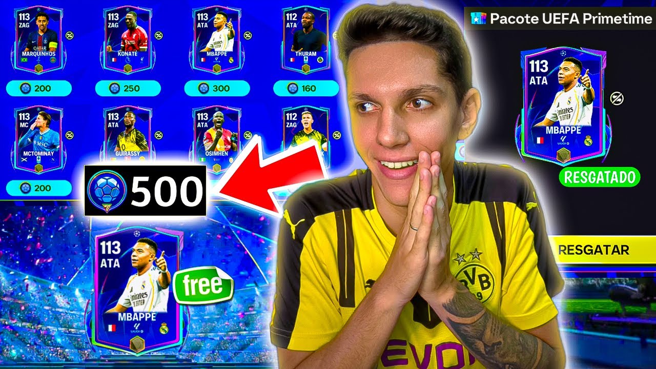 &Eacute; BUG? GER 113 GR&Aacute;TIS E F&Aacute;CIL🔥FA&Ccedil;A ISSO no EVENTO da CHAMPIONS🤩 FC MOBILE 26