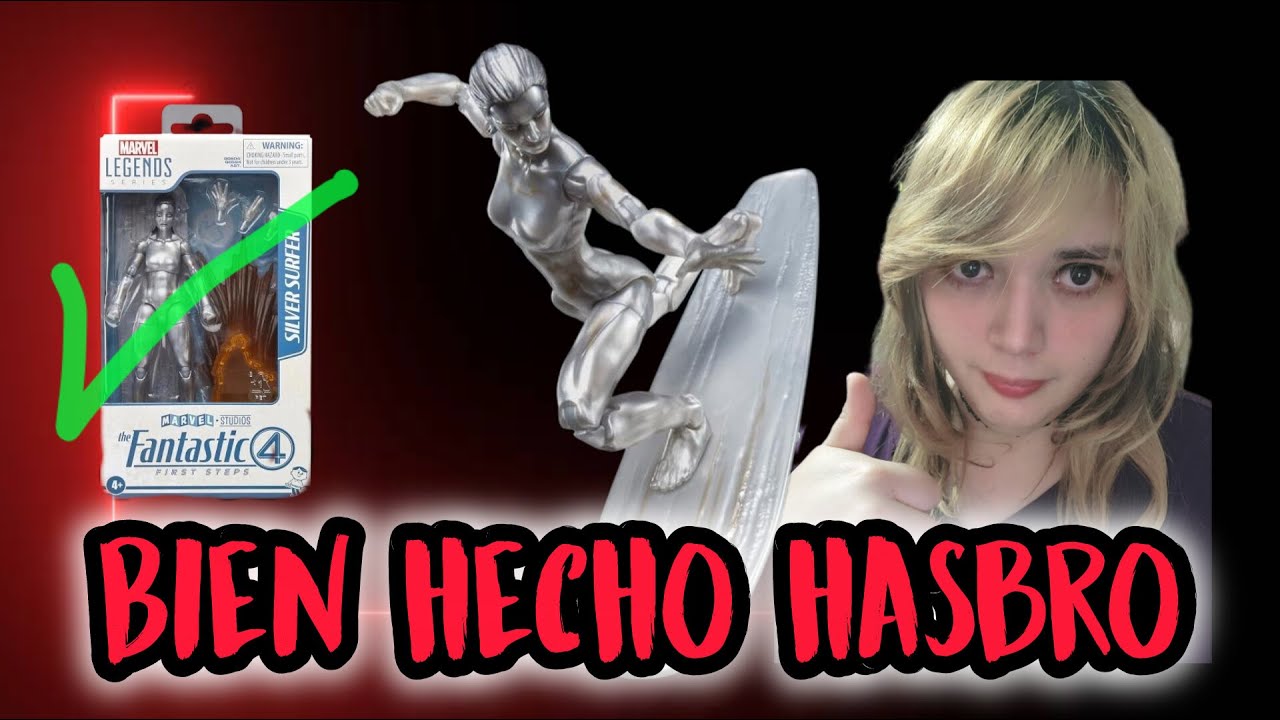 Marvel Legends Silver Surfer Fantastic Four Primeros Pasos REVIEW