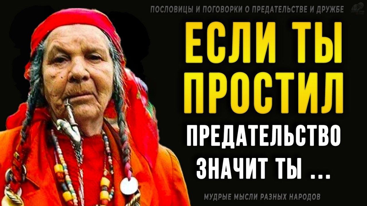 Невероятно правдивые пословицы и поговорки о предательстве и дружбе! Мудрые мысли разных народов!