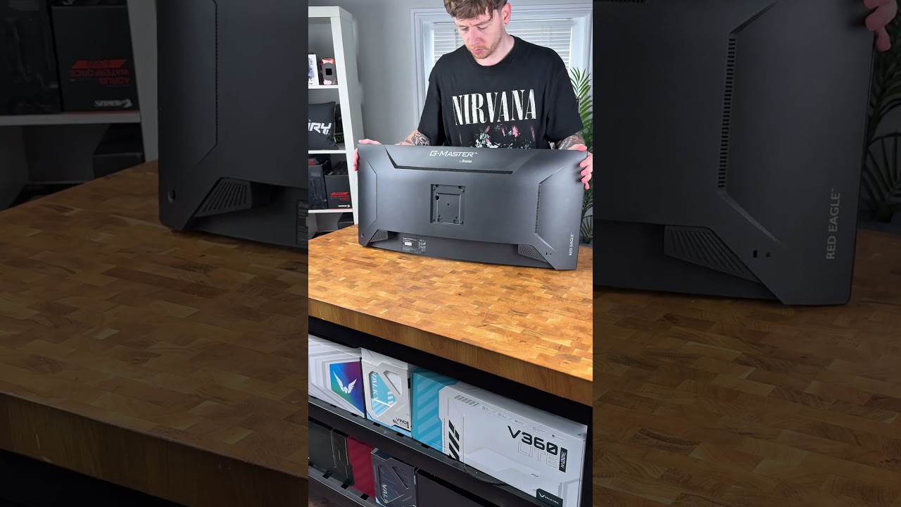Let&rsquo;s unbox the G-MASTER from IIYAMA ‼️ 180Hz, 1440p ultrawide, 1500R 🤩 #pcgaming #gaming #unboxing
