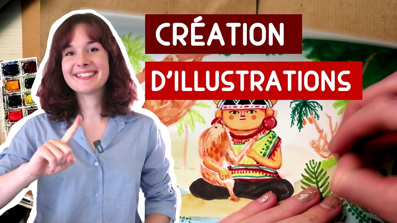 COMMENT JE CRÉE MES ILLUSTRATIONS ? // commissions tipeee