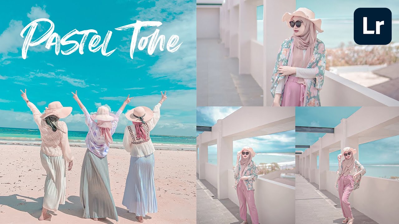 Efek filter warna pastel | Pastel Tone - LIGHTROOM Mobile Tutorial