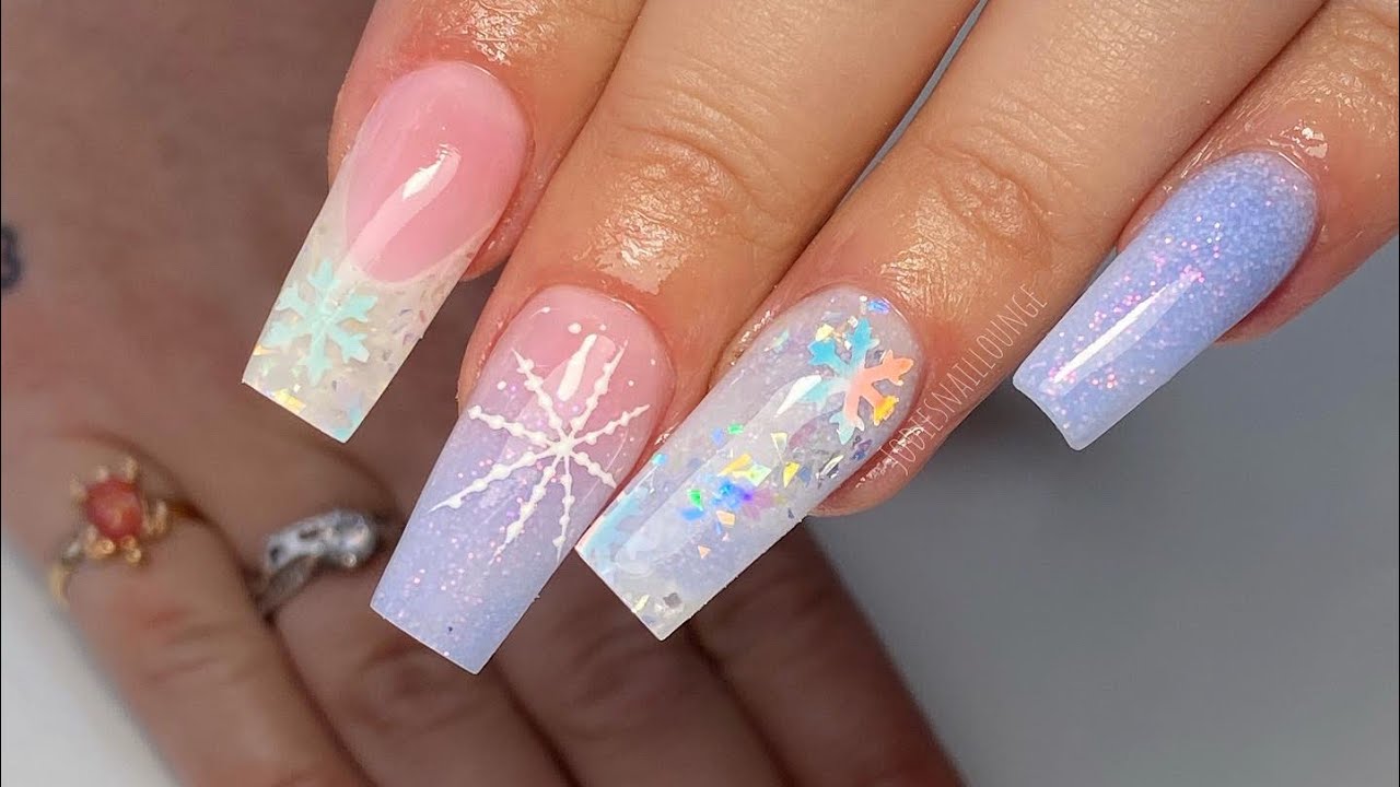 Christmas nails | acrylic nail design ❄️