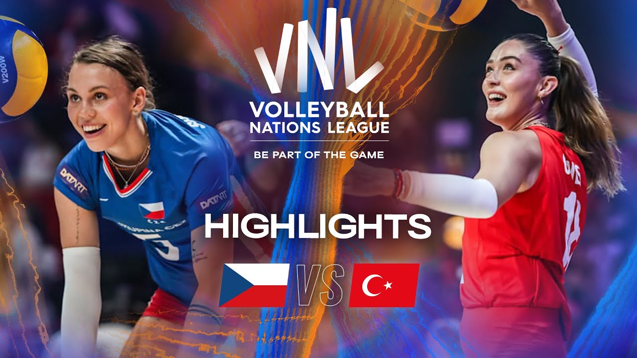 Czechia 🇨🇿 vs. T&uuml;rkiye 🇹🇷 - Highlights | Week 3 | Women's VNL 2025
