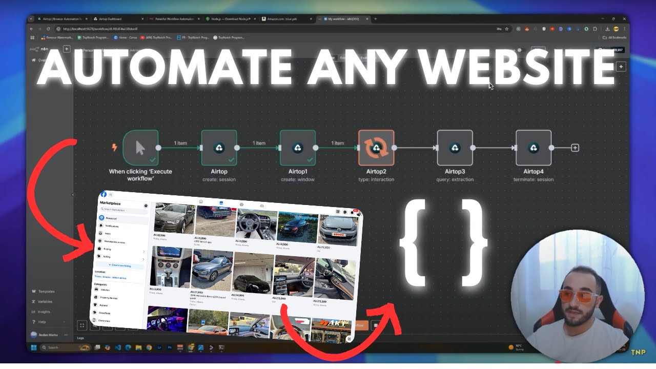 How to Automate any website even WITHOUT API