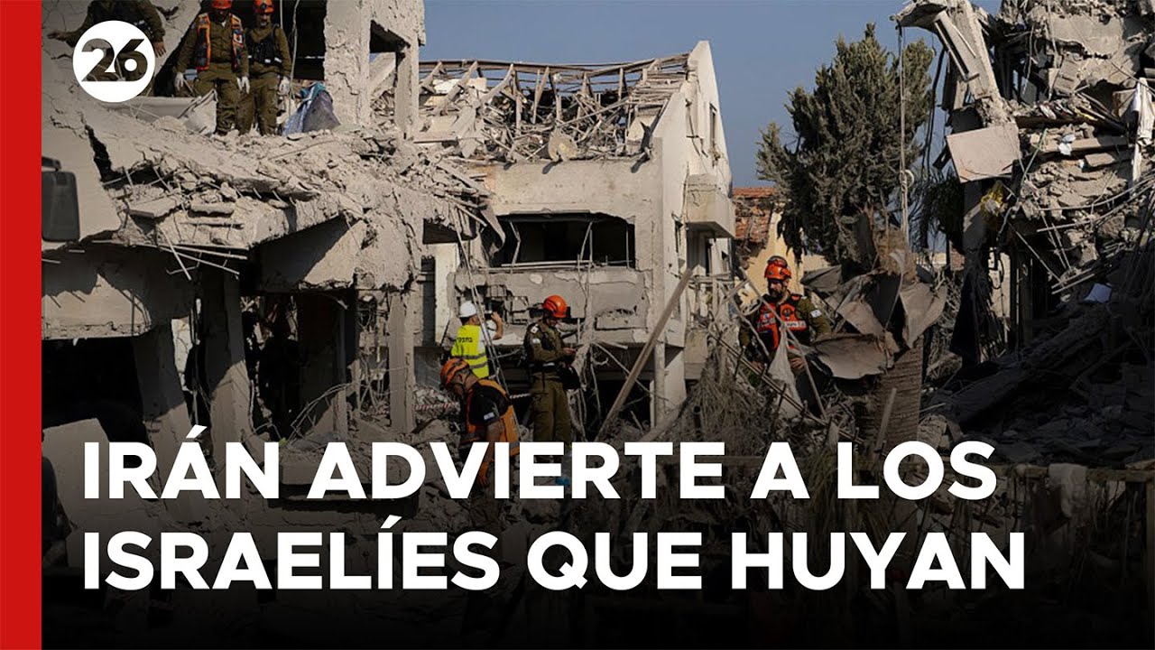🚨 IRÁN advierte a los israelíes que abandonen las ZONAS VITALES por su seguridad