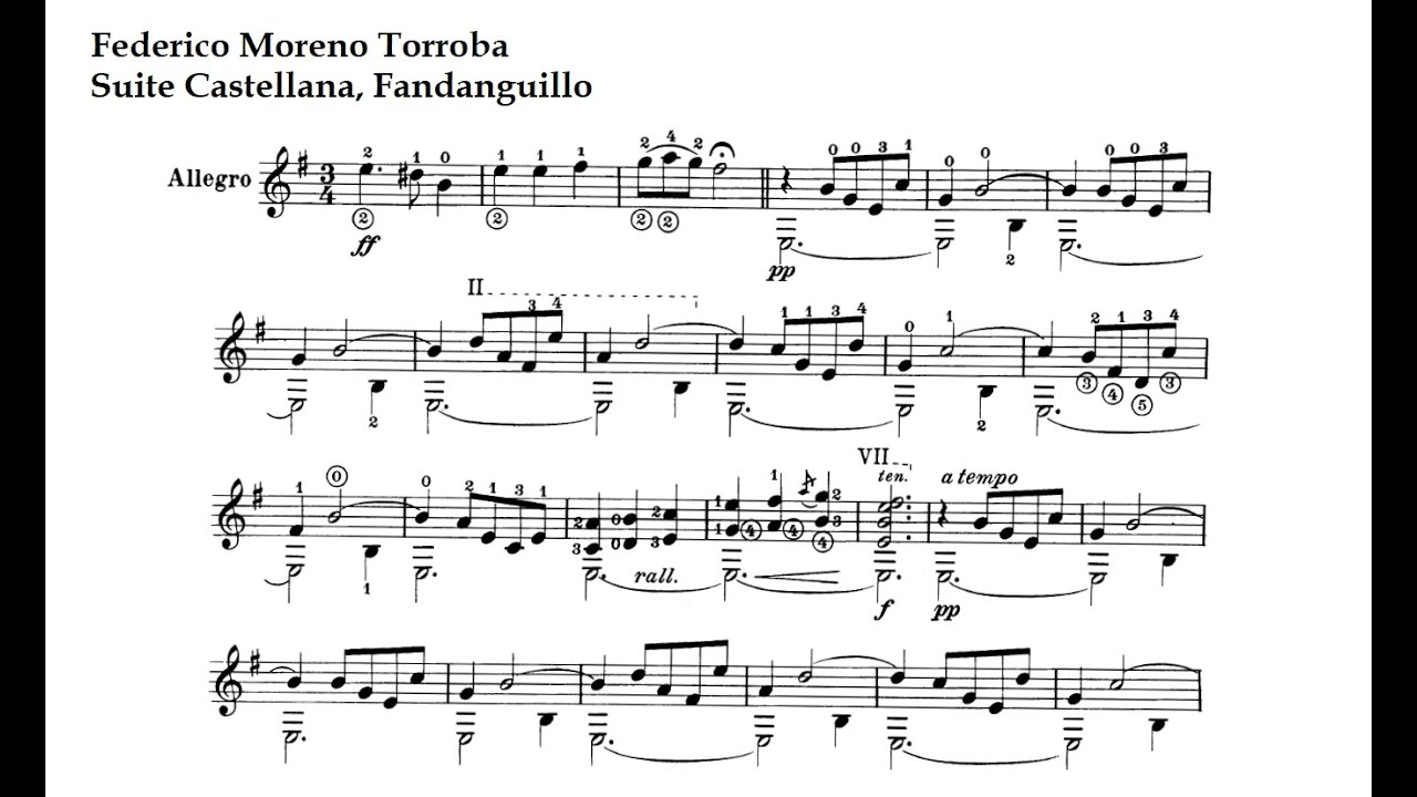 F. M. Torroba, Fandanguillo