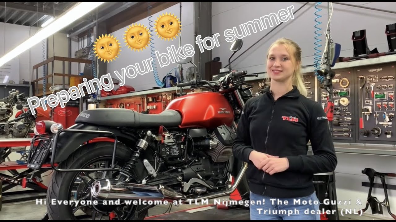 Motor uit winterstalling halen // Preparing your bike for summer