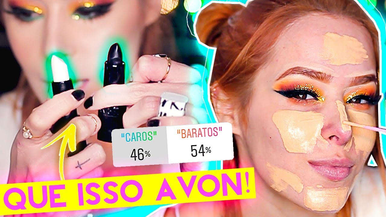 VOCÊS DECIDIRAM TUDO DA MINHA MAKE e TESTEI produtos!
