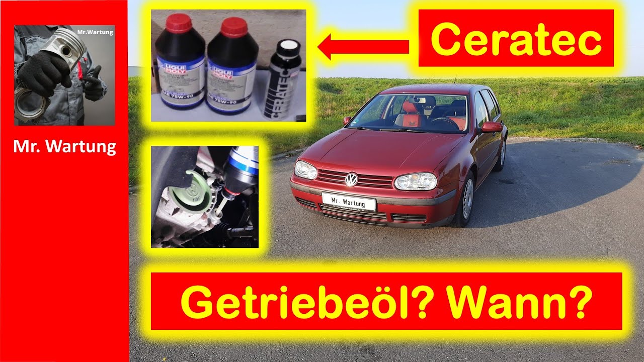 Golf 4 Getriebeöl wechseln - Schaltgetriebe Ölwechsel mit Ceratec von Liqui Moly - Mr. Wartung