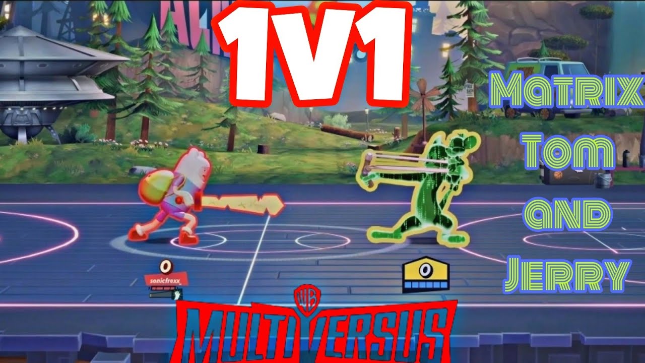 Matrix Tom & Jerry vs Finn 1v1 Online Matches In MultiVersus (No Commentary)