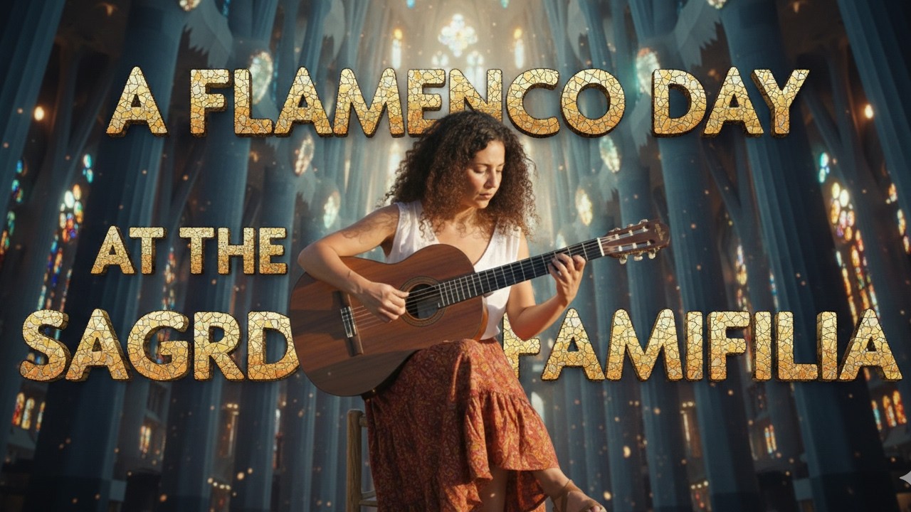 🎸 A Flamenco Day at the Sagrada Familia | 2 Hours Relaxing Spanish Guitar 💃🏻