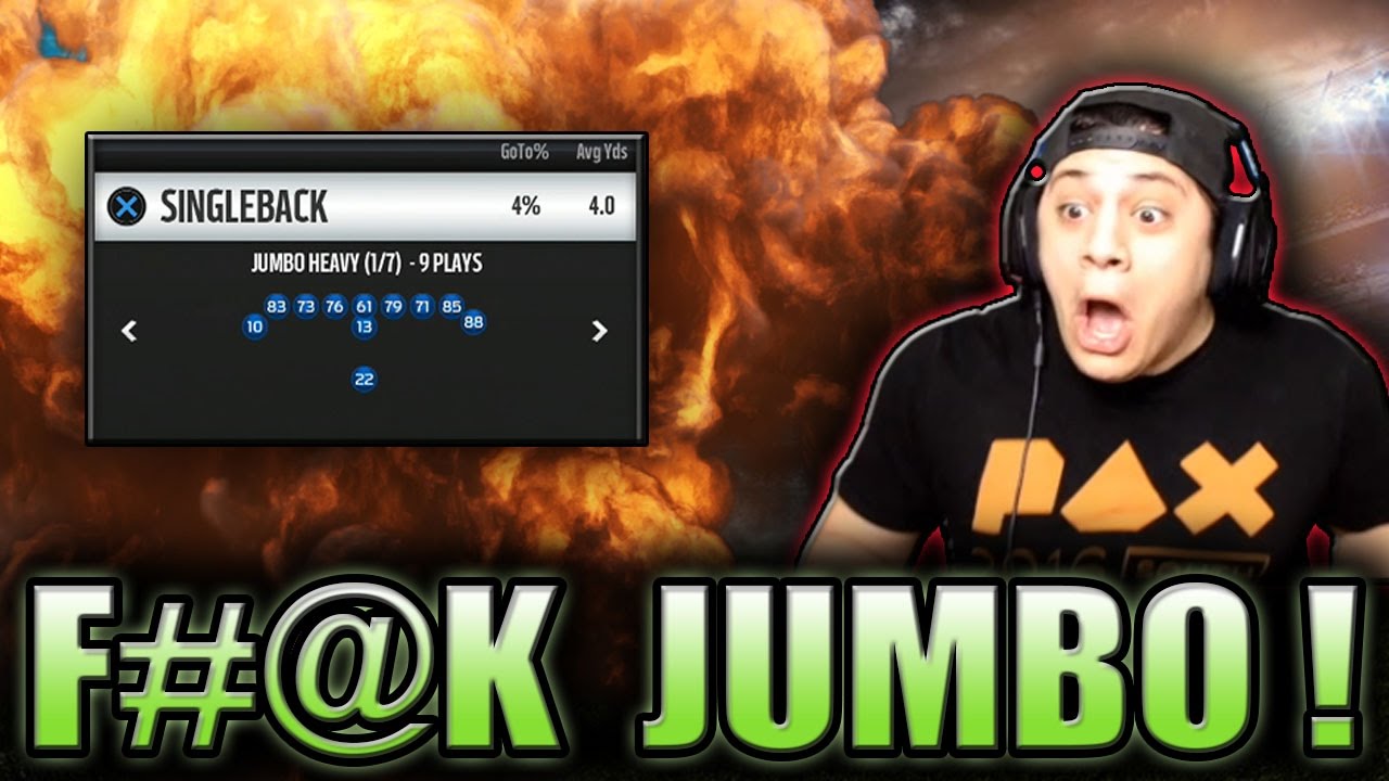 THE JUMBO FORMATION WILL BE THE DEATH OF ME! - MADDEN 17 ULTIMATE TEAM