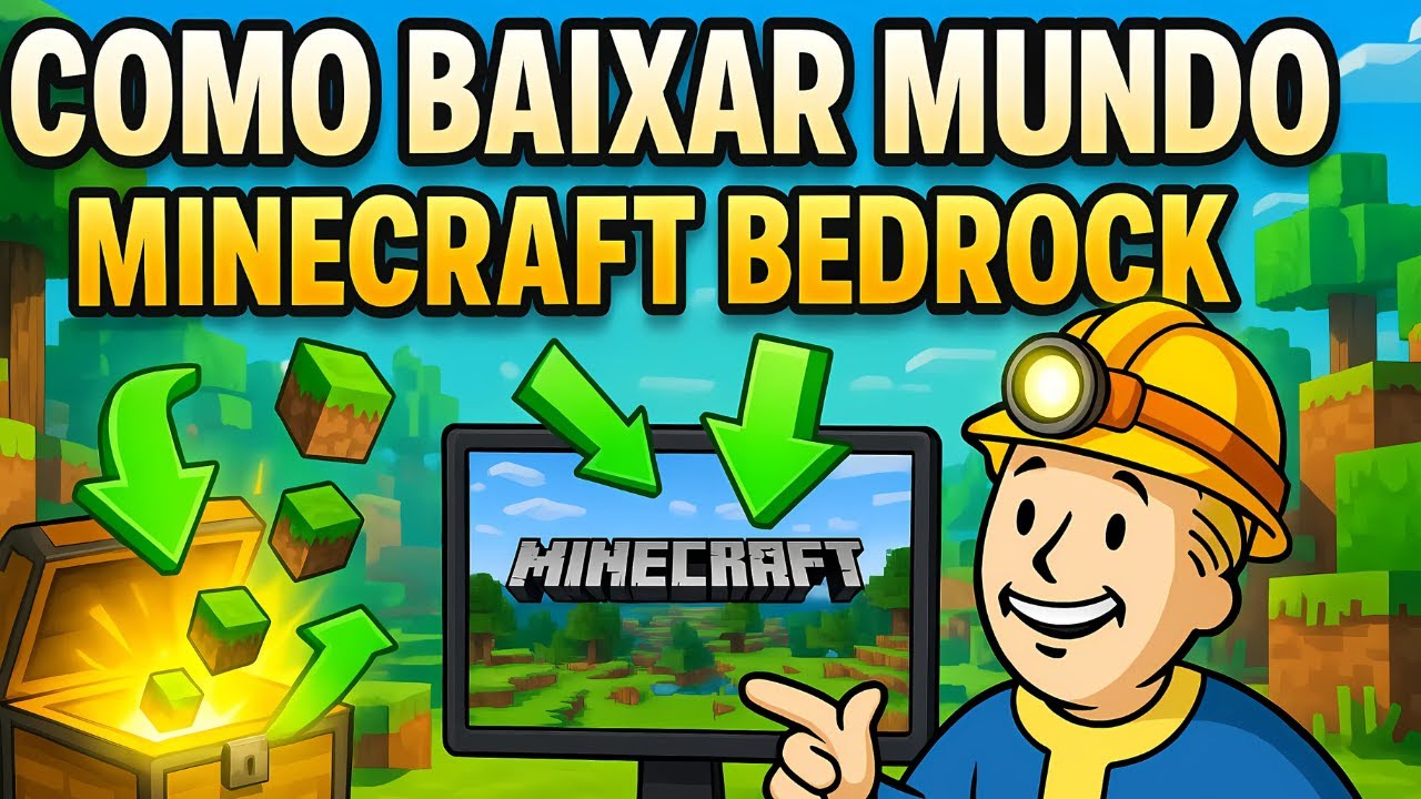 Como Baixar e Instalar Mapas no Minecraft Bedrock– Tutorial Completo!