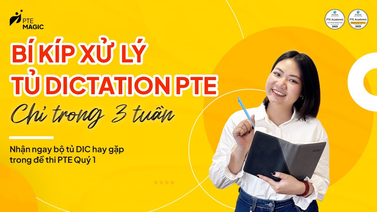 PTE MAGIC | Livestream 1 - Bí Kíp Xử Lý Tủ Write From Dictation PTE Chỉ Trong 3 Tuần