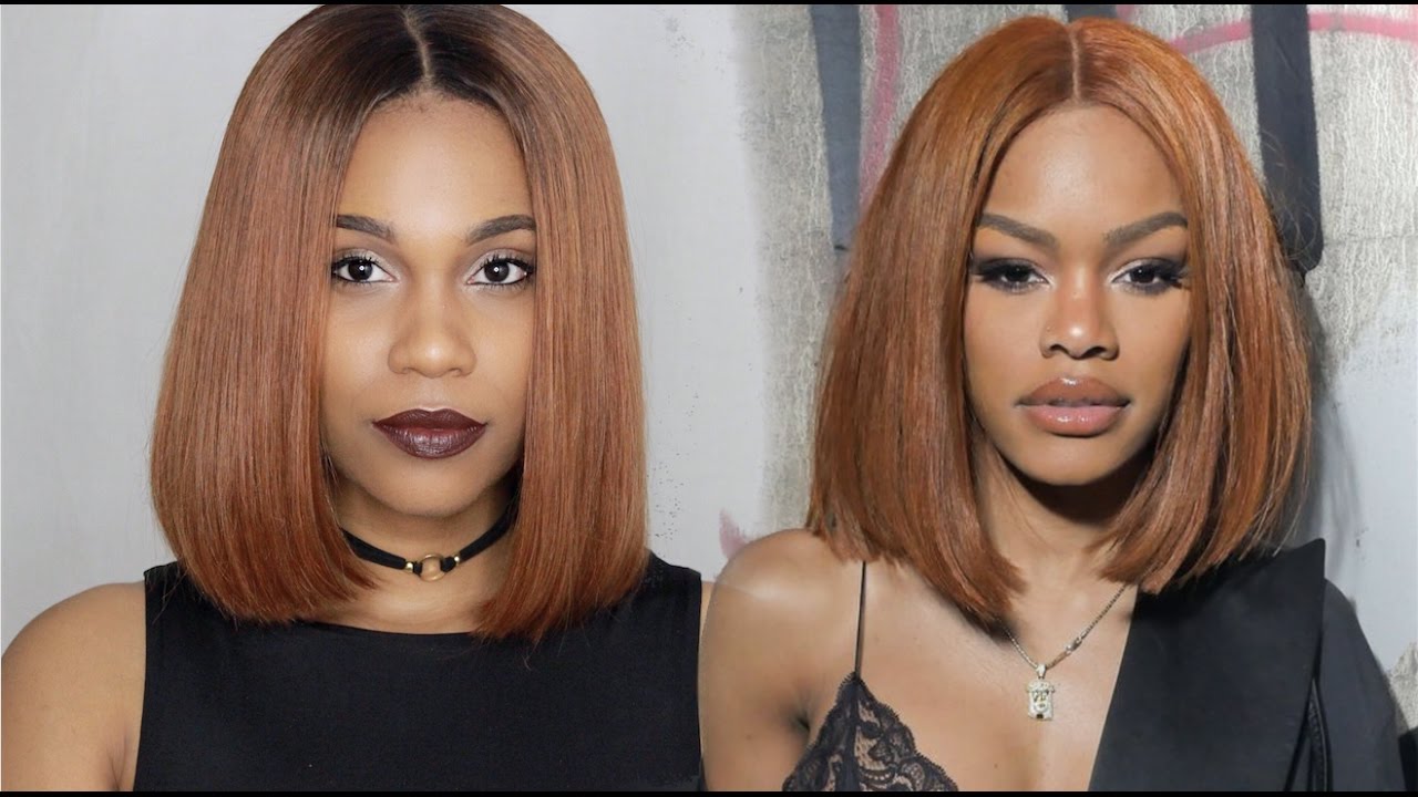 Teyana Taylor Inspired Copper/Strawberry Blonde Bob