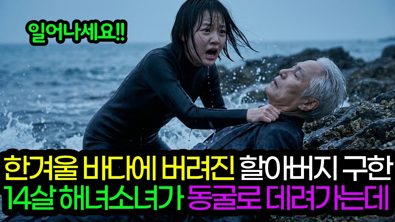 한겨울 바다에 버려진 할아버지를 데려온 14살 해녀 소녀, 할아버지의 진짜 정체가 드러나는데..!| 감동사연 | 사연라디오 | 오디오북 |