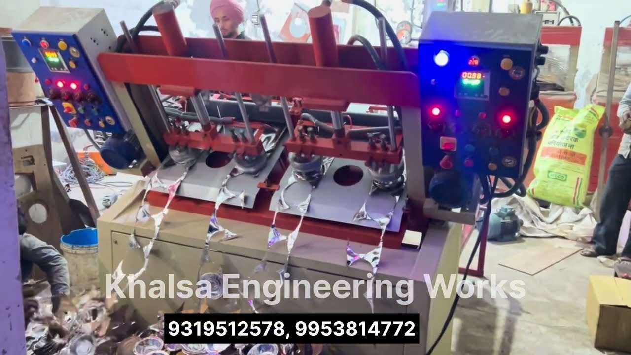 100 PCS PER MINUTE PAPER PLATE MAKING MACHINE l HYDRAULIC PAPER PLATE MACHINE