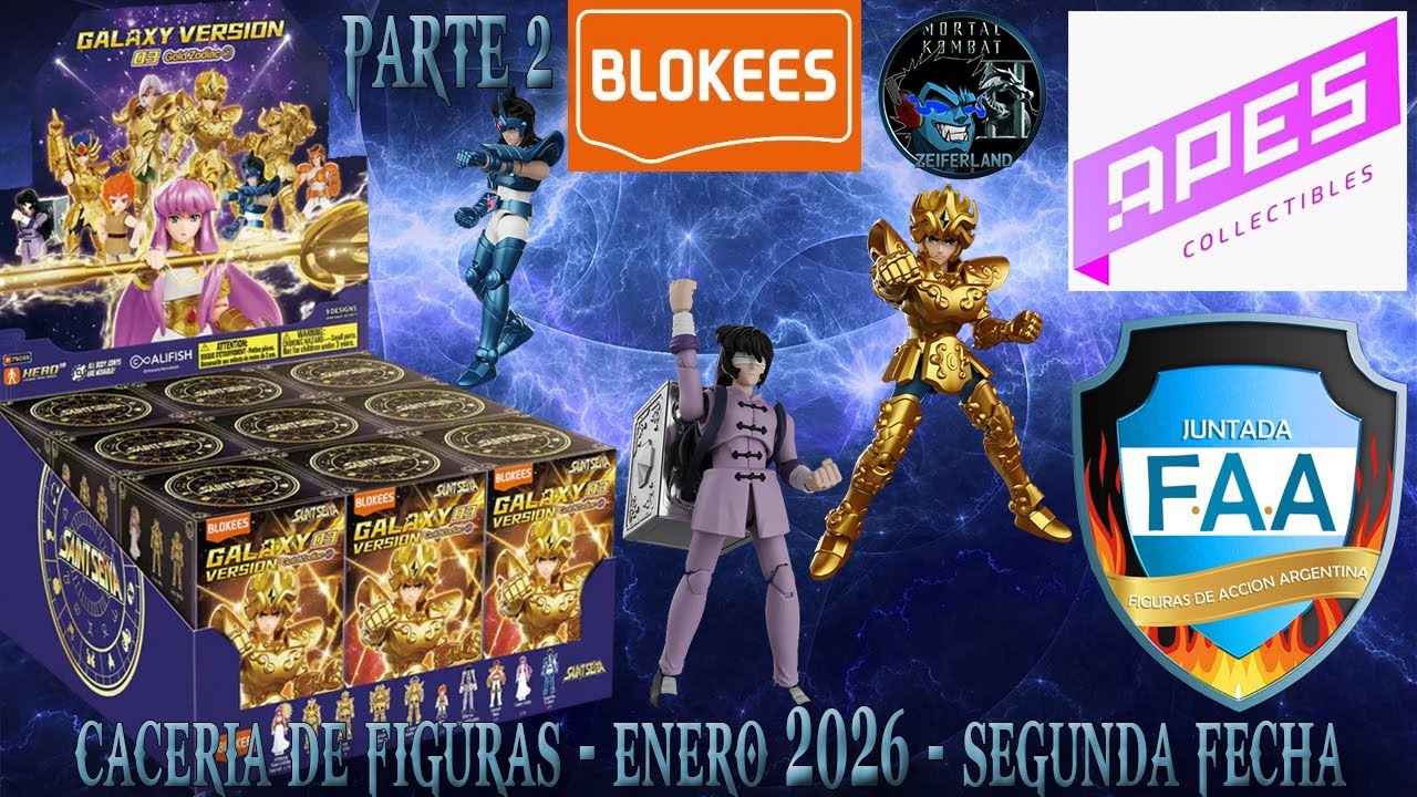 JUNTADA FAA - ENERO 2026 SEGUNDA FECHA - SAINT SEIYA BOX 3 GALAXY VERSION PARTE 2 - BLOKEES