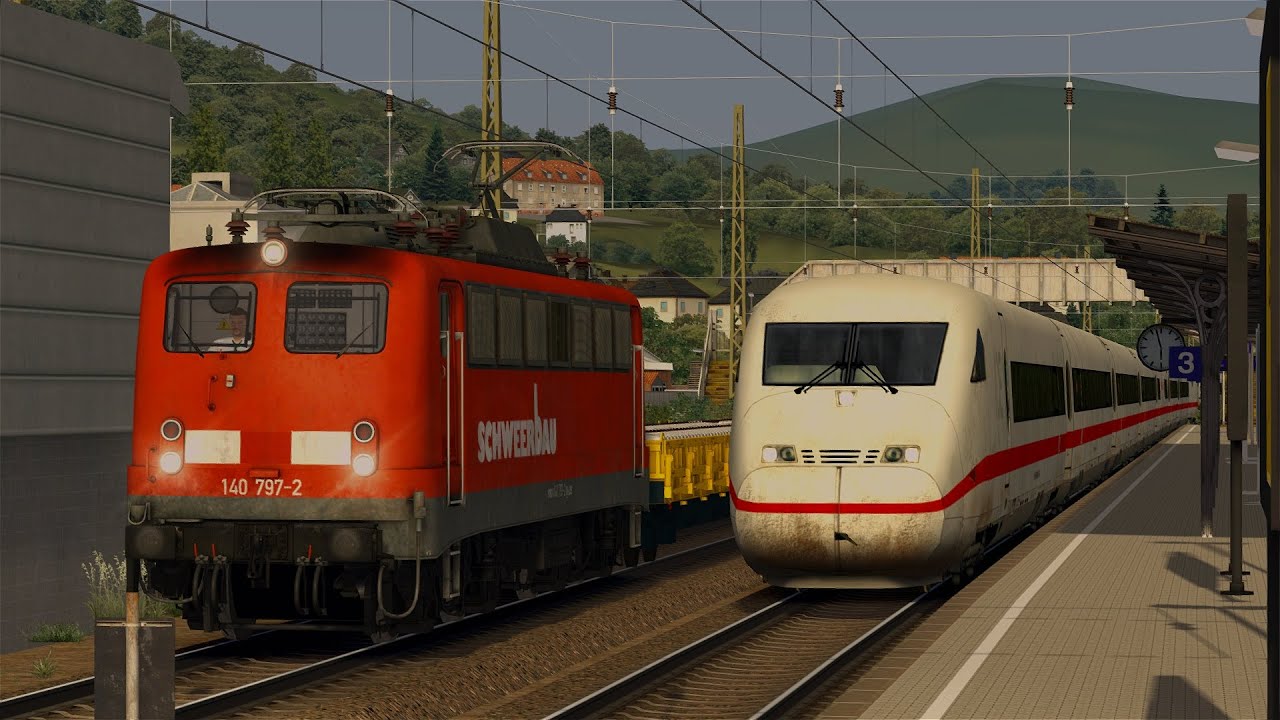 LET`S PLAY Train Simulator 2016 / Neue Schwellen für Iserlohn / BR 140 Schweerbau von vR