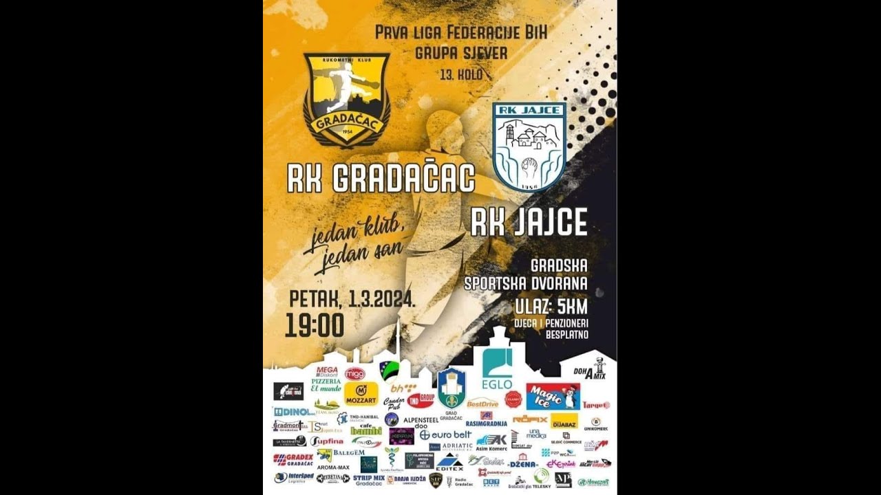 RK GRADAČAC - RK JAJCE