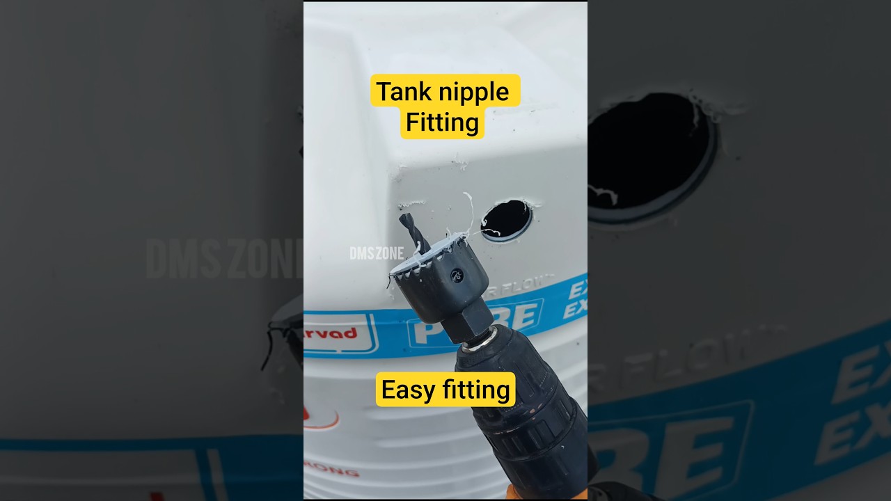 tank nipple fitting// Water tank fitting // #overheadwatertank #watertank