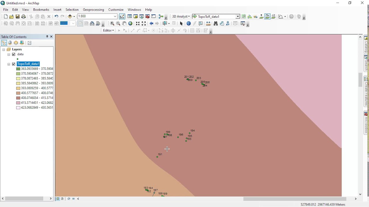 L-SECTION AND X-SECTION OF ROADWAY USING DEM FROM SURVEY DATA  IN ARCGIS | GEOMATICS ENGINEERING