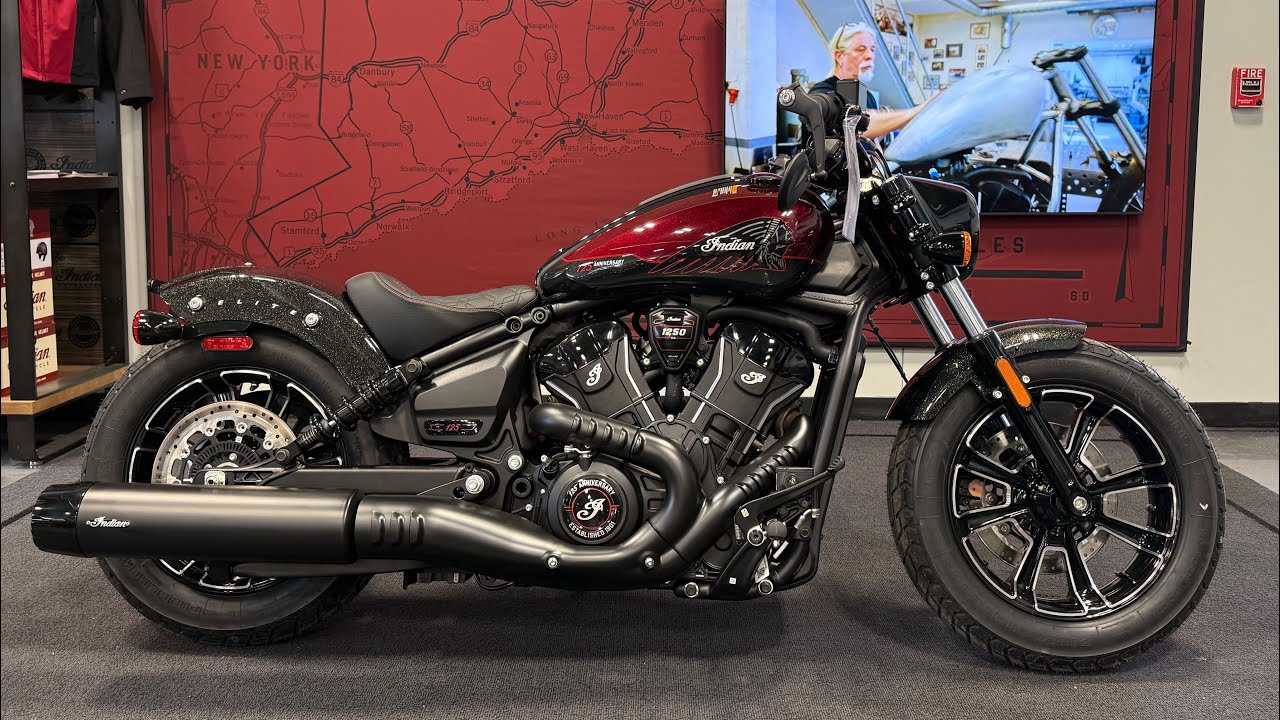 2026 INDIAN SCOUT BOBBER 125th ANNIVERSARY EDITION For Sale At Scranton Powersports In Vernon, CT.