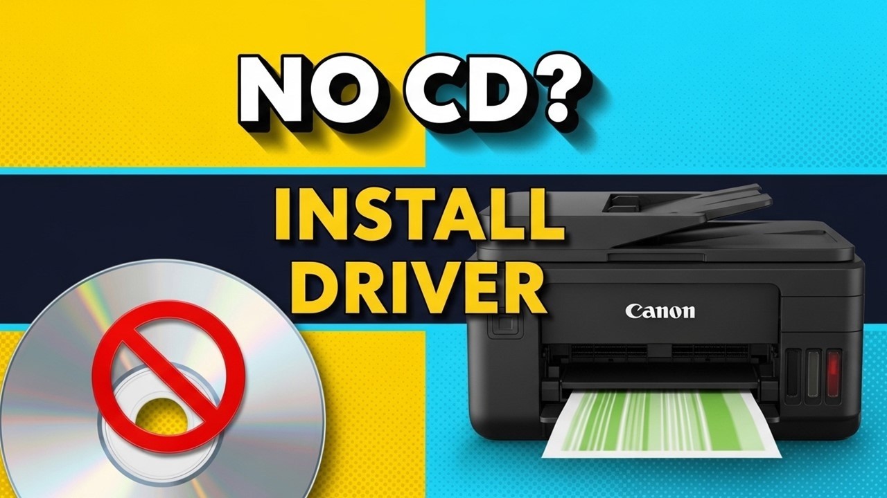 How to Install Canon Printer Driver Without a CD | Official Setup Guide (All Models)