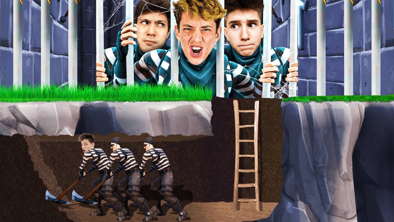 EVADIAMO DALLA PRIGIONE GIGANTE DI FORTNITE!! 😮 PIANO DI FUGA