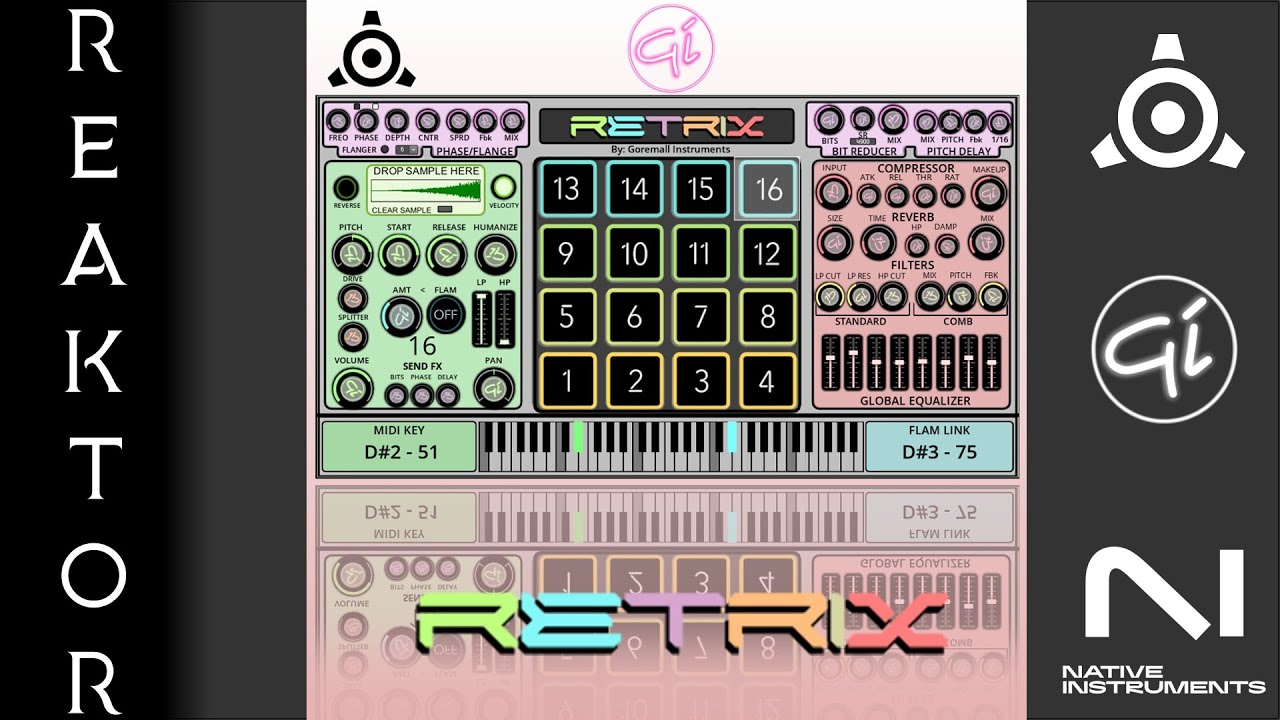 Native Instruments Reaktor 6 - Retrix Demo (Download Link in Description)