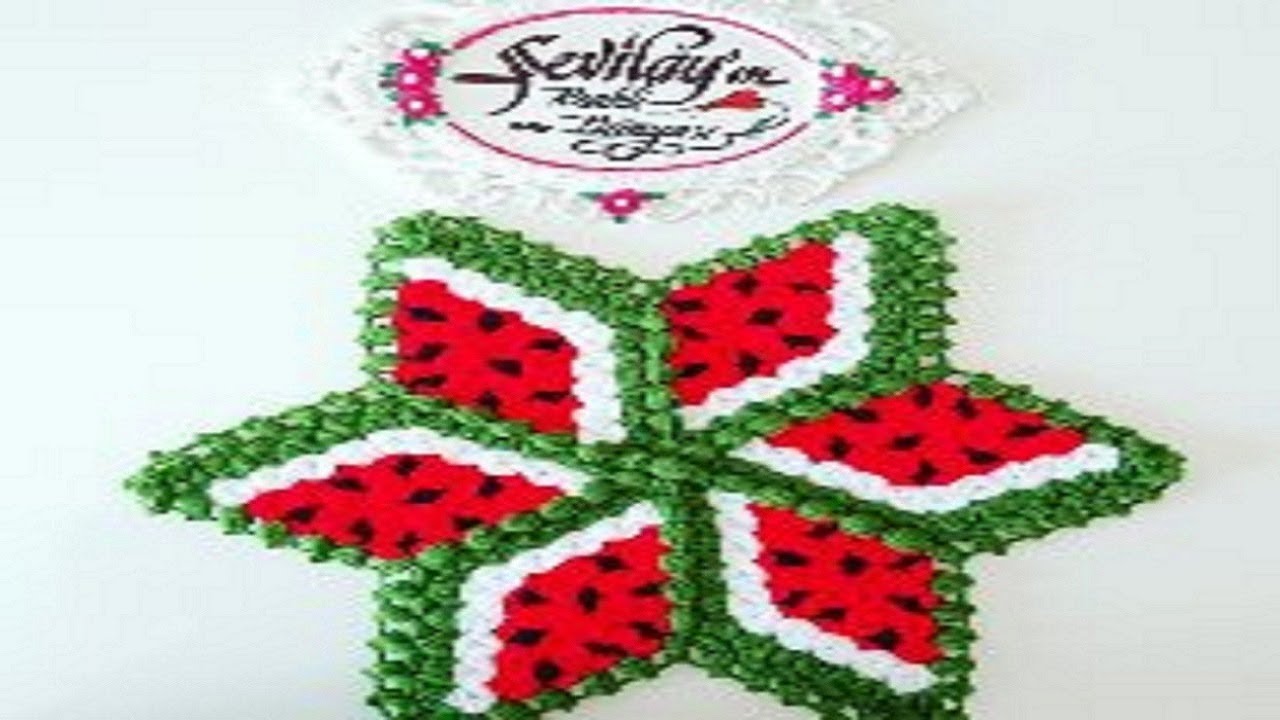 KARPUZ LİF MODELİ (Tasarım sevilay uysal) - YENİ LİF MODELLERİ - KOLAY LİF MODELLERİ