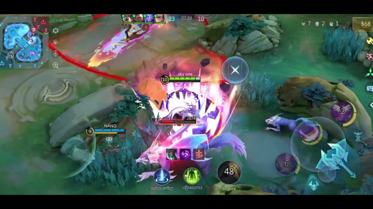 Freya game play 13kill លេងបែបកាចៗតាមវៃដល់ប៉មតែម្តង mobilelegend
