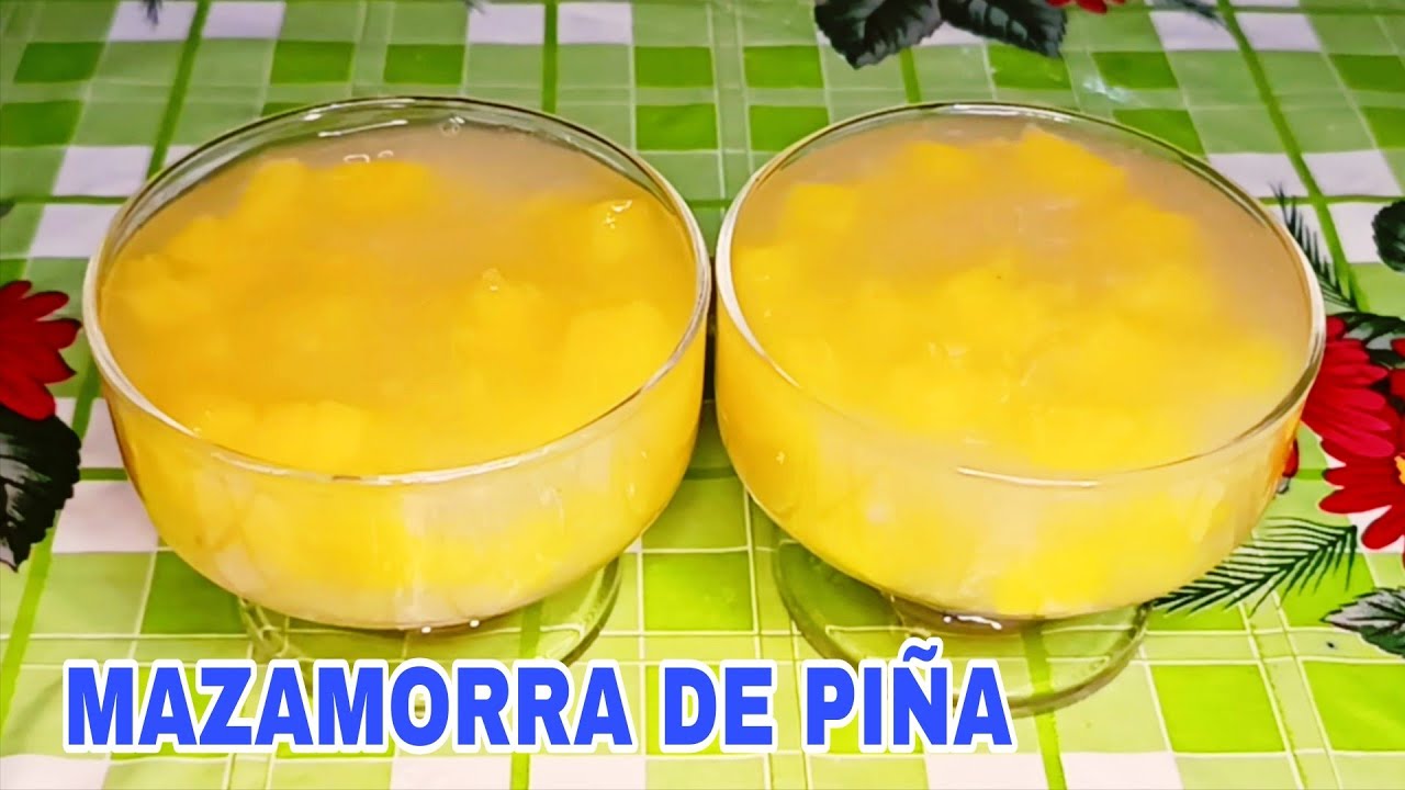 ‼️Mira como hago está Deliciosa MAZAMORRA DE PIÑA 🍍RECETA FACIL Y RÁPIDA
