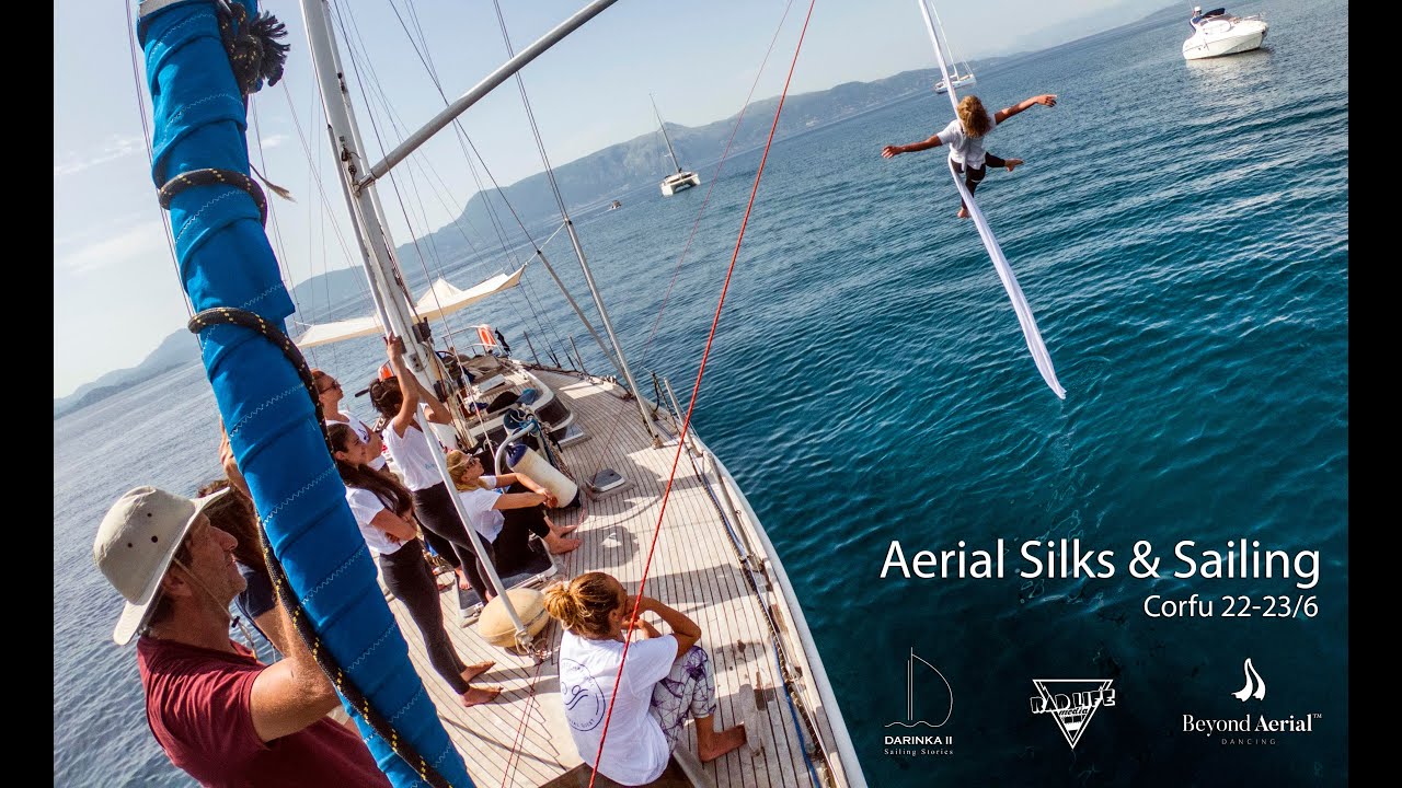 Aerial Silks & Sailing workshop in Corfu