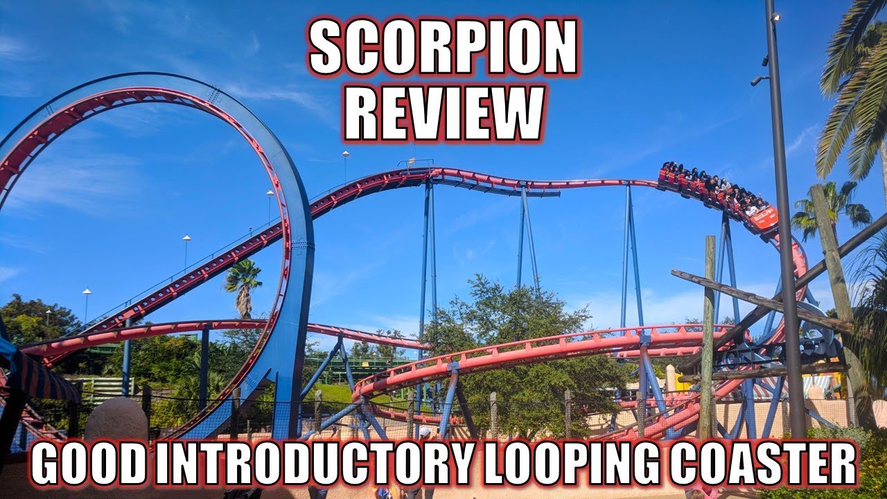Scorpion Review, Busch Gardens Tampa Schwarzkopf Looper | Good Introductory Looping Coaster
