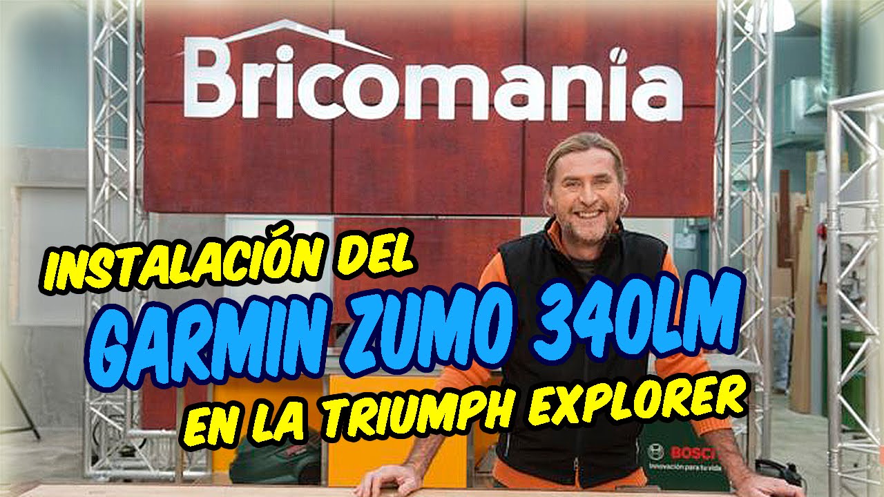 Instalación del GARMIN ZUMO 340LM en la moto