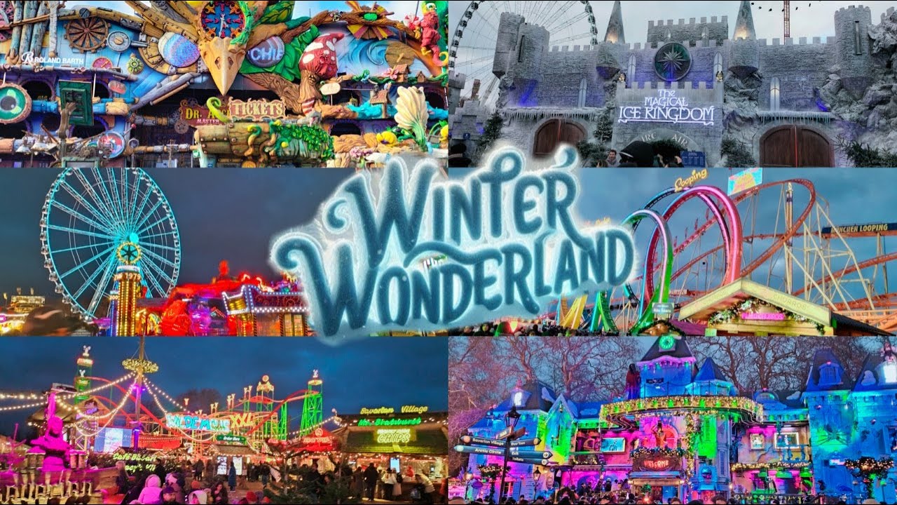 🎢🎡 Visit to Winter Wonderland at Hyde Park, London
