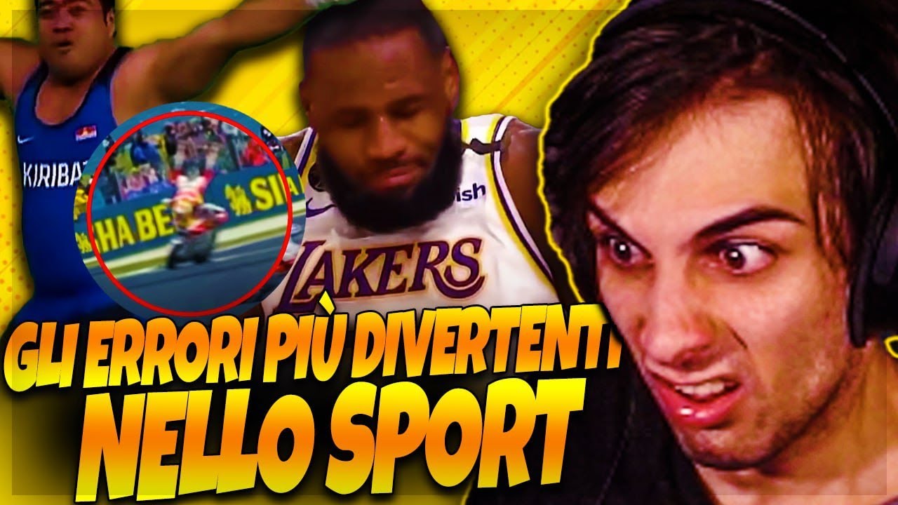 GLI ERRORI PIU' DIVERTENTI NELLO SPORT !